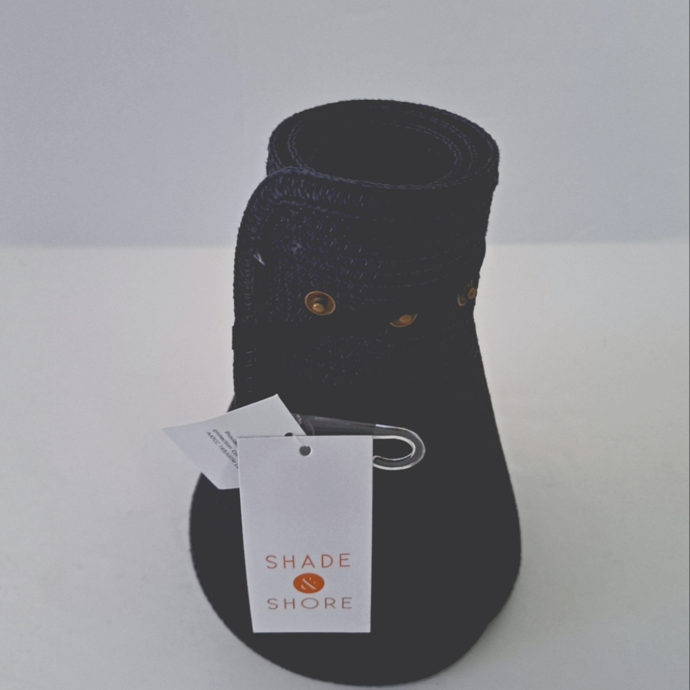Shade & Shore Black Visor NWT